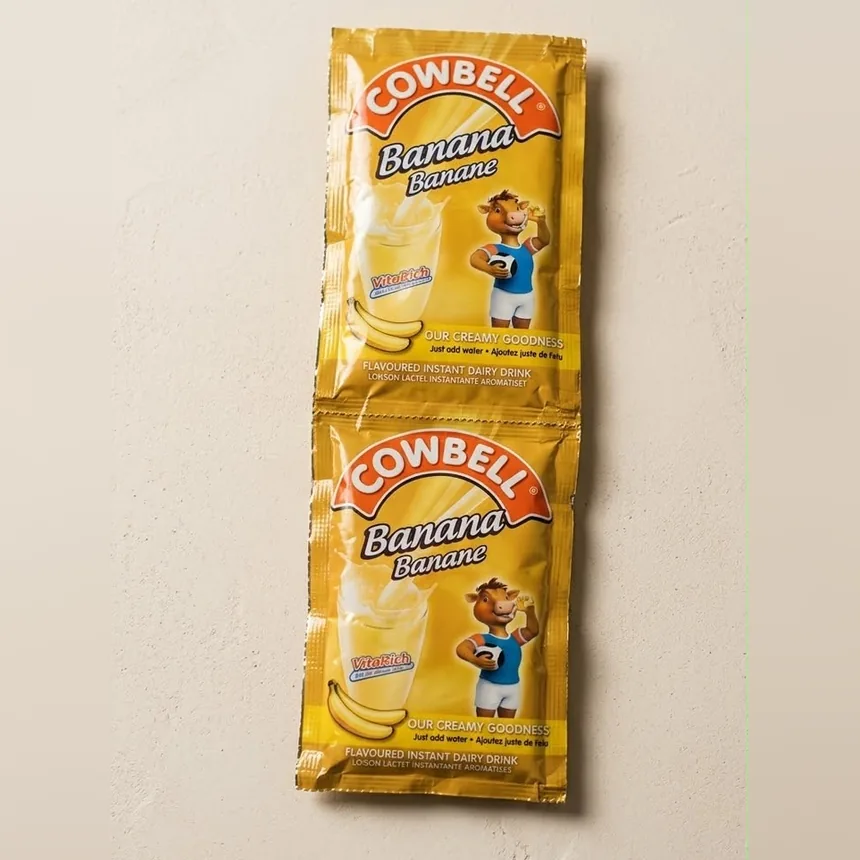 Cowbell Banana Milk Drink Sachets