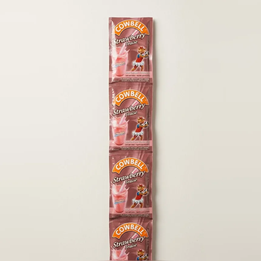 Cowbell Strawberry Milk Drink Sachets