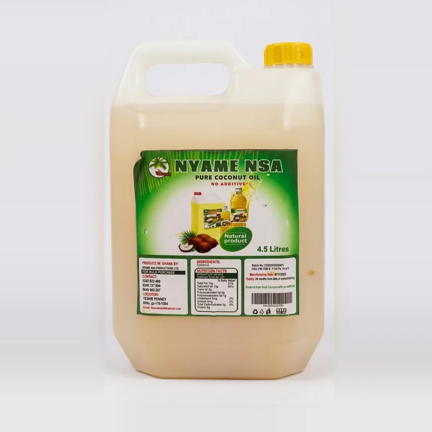 Nyame Nsa Pure Coconut Oil 4.5 litres