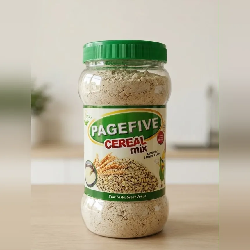 Pagefive Cereal Mix jar